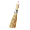 Cepillo de Bambú Antiguo para Ollas con Mango de Madera Maciza, Herramienta Doméstica de Cocina para Limpiar Ollas y Tazones, Cepillo de Bambú para Lavar Ollas y Limpiar Platos