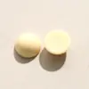 Dongdaemun Coreano Cor Sólida Versátil Resina Redonda Meia-Lua Patch Acessórios para Brincos DIY Peças para Capa de Celular