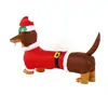 Decoração de Jardim de Natal Transfronteiriça Suprimentos Cachorro Dachshund Inflável Adereços de Atmosfera de Festa de Carnaval Cachorro de Natal Inflável