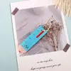 Regla de Palma de Lápiz Creativa Caricatura Mini Regla Portátil Colgante de Mochila Regla de Medición Papelería para Estudiantes Pequeño Regalo