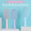 Peine de masaje hueco color macarrón para peinar el cabello voluminoso, peine de masaje exclusivo transfronterizo, peine portátil