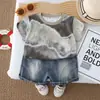 Ropa para Niños Conjunto de Verano para Niños 2026 Nuevo Estilo Conjunto de Dos Piezas de Manga Corta de Verano para Bebés Ropa Casual para Bebés Venta al por Mayor