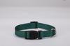 Collar ajustable de poliéster liso para mascotas, con imitación de nailon, para perros pequeños, grandes y medianos.