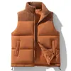 Chaleco Transfronterizo Explosiones Otoño e Invierno Grueso Algodón Plumón Chaqueta Moda Pareja Cuello Guapo Chaleco Cálido