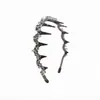 Industria Pesada Douyin Boutique Estilo Coreano Con Dientes Versátil Moderno Lujo Ligero Temperamento Estilo Coreano Noble Diadema Alto Cráneo Superior Accesorios para el Cabello para Mujeres