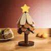 Alfombrilla Aislante Térmico para Árbol de Navidad, un Pequeño Árbol de Madera Maciza con Forma de Decoración de Mesa, Posavasos Antiescaldado, Salvamanteles, Plato Antideslizante para Vajilla