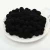 3cm 10 Piezas Por Paquete Bolas Blancas de Pelo de Alta Elasticidad Bolas de Pelo Pequeñas Coloridas de Poliéster Accesorios de Bolas de Felpa de Poliéster para Manualidades