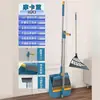 Set Completo de Escoba y Recogedor Combinación Escoba Doméstica Limpiacristales Adhesivo para Pelo Recogedor Artefacto para Barrer el Piso Recogedor de Basura Escoba