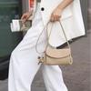 Bolsa de Ombro Couro Genuíno Bolsa Superior 2024 Novo Estilo Bolsa Feminina Bolsa Transversal Bolsa de Axila Bolsa de Ombro de Luxo Leve