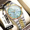 Reloj Suizo Impermeable para Mujer Calendario Luminoso Lujo Cuarzo Pulsera Transmisión en Vivo Comercio Exterior Más Vendido Dropshipping
