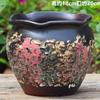 Vaso de Flor Carnudo Pequeno Defeito Panela Quente Panela Cogumelo Cerâmica Diâmetro Grande Simples Planta Verde Ébano Antigo Pilha Vaso de Cerâmica de Penhasco