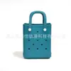 Bolsa de Playa de EVA Estilo Coreano con Opciones de Accesorios DIY, Bolso de Mano, Moda Europea y Americana, Bolso Perforado Lindo de Celebridad de Internet, Bolso Cruzado
