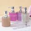 Frasco Dispenser Tipo Push com Cristais Bordados Transfronteiriço Frasco Vazio para Gel de Banho Loção Frasco Criativo Doméstico para Álcool em Gel com Cristais Bordados 300ml