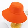 Nuevo Sombrero de Sol de Verano Protección Solar Estilo Coreano Versátil Doble Cara Color Sólido Rejuvenecedor Ala Ancha Sombrero de Pescador Hecho a Medida Sombrero Cubeta