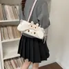 Moderna Bolsa Feminina de Ombro Único Estilo Commuting Temperamento Sob o Braço 2026 Nova Versátil Estilo Coreano Nicho Fofa