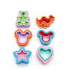 Molde de Sanduíche de Desenho Animado Dinossauro Selador de Borda Molde de Torrada Bolso com Aba em Forma de Coração Molde Cortador de Sanduíche Molde de Assar Biscoito