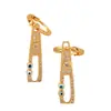 Nuevos Pendientes Largos Ovalados de Moda para Mujer Ojo del Diablo Pendientes Distintivos Accesorios Versátiles Regalo de Moda