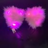 Diadema luminosa corona de flash tocado orejas de gato diadema de conejo puesto de mercado nocturno del Día de Año Nuevo venta al por mayor de artículos pequeños