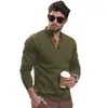 Nuevo Modelo Camisa Polo para Hombre de Manga Larga con Bloques de Color, Nueva Camiseta Estilo Europeo y Americano para Hombre