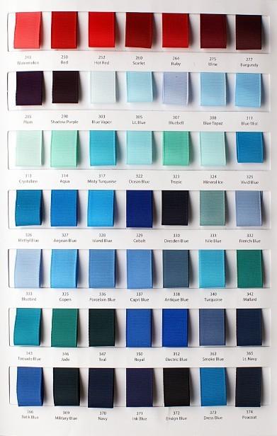 Grosgrain color card 2 S