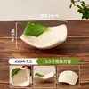Cuenco de Melamina para Condimentos, Cuenco Pequeño, Plato para Dips, Plato Japonés Dividido para Platos Fríos, Plato para Acompañamientos de Sushi, Plato Comercial para Mostaza y Salsa de Soja