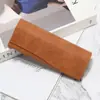 Estampa de Ovelha Retrô JP À Prova de Pressão Estojo de Óculos Feito à Mão Tampa Flip Estojo para Óculos de Miopia e Presbiopia Logo Imprimível