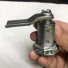 Cilindro de cerradura mecánica de gabinete de compresión a prueba de golpes de seguridad retráctil Punto Rojo Verde Opel MS816-T-6