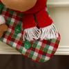 Atacado no Ponto Meias do Papai Noel Meias de Natal Sacos de Presente Decorações de Natal Meias para Árvore de Natal Pingentes