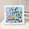 Pintura de diamantes nuevo texto inspirador diy juguetes educativos hechos a mano para niños con marco pintura de diamantes regalo mesa al por mayor