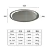 Aço Inoxidável 304 Prato Oval Raso Comercial Comida Ocidental Prato de Bife Bandeja de Frutos do Mar Prato de Salada de Frutas Display Fabricante Atacado