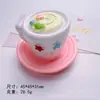 Juguete de Comida Artificial Grande Máquina de Pan Pastel de Café DIY Pegamento de Crema Funda para Teléfono Móvil Imán para Refrigerador Colgante Resina Magnética