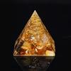 Explosiones transfronterizas grava de cristal natural Chakra gota de pegamento adornos de pirámide punto venta al por mayor decoración de oficina