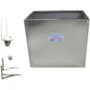 Calha de Banheiro Público Escolar Aço Inoxidável Montado na Parede Descarga Automática Tanque de Água Sensor de Vaso Sanitário Controlador de Economia de Água 5070 Litros