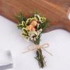 Mini buquê natural flor seca decoração caixa de presente de doces de casamento acessórios de presente pequeno corpete de casamento flor eterna