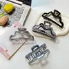 Jiayue Joyería Diseño Simple Versátil Estilo Nube Hueco Pinza Tiburón Parte Trasera de la Cabeza Pasador Accesorio para el Cabello