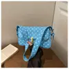 Bolso de Hombro Cruzado de Lunares de Nicho para Mujer 2026 Nuevo Bolso de Mano para Viajes Bolso Boston Bolso Tote Pequeño Bolso Almohada
