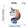 Suministro Exclusivo Transfronterizo de Parches de Unicornio con Lentejuelas, Parches de Bordado de Dibujos Animados Lindos de Pony Arcoíris para Decoración de Ropa y Bolsos