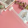 Nueva cortina de tela de malla bordada con encaje, accesorios decorativos de código de barras, bordado soluble en agua, encaje de malla de seda de leche