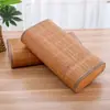 Almohada Fresca de Verano Hueca Tejida de Bambú Almohada Fresca para Adultos Cuentas de Mahjong Protección del Cuello Estudiante Refrescante de Verano Almohada de Esterilla Fresca para una Persona