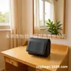 Bolsa para Instrumentos de Medição em Couro Embossado, Bolsa para Telescópio Dobrável Mini, Bolsa Pequena de Cintura em PU com Padrão Nappa, Feito Sob Medida