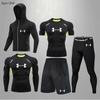 Traje esportivo transfronteiriço masculino para fitness, calça legging de secagem rápida, seda gelada, equipamento de corrida, traje para corrida matinal, traje de treino para basquete, atletismo