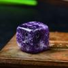 Dados de Piedra Cruda de Cristal Natural Adornos Mahjong Bar Juguetes Casuales Chips Dorados con Borde Dados Garantizados