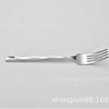 Vajilla occidental de acero inoxidable 304, ligera, de lujo, de alta gama, cuchillo y tenedor para carne, suministros para restaurantes y hoteles, cuchillo, tenedor y cuchara con mango engrosado.
