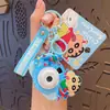 Chaveiro Pingente Autêntico Desenho Animado Shin-Chan Super-Homem Dinâmico Carro Chaveiro Boneca Fofa para Bolsa Decoração