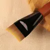 Pincel de Base em Forma de Meia-Lua, Ultrafino, Pincel de Maquiagem Sem Marcas, Cabeça Plana, Não Absorvente de Pó, Pincel de Base Líquida Cauda de Peixe, Pincel de Maquiagem Cangzhou