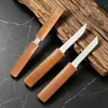 Cuchillo Portátil Multifuncional de Doble Hoja Integrada Dragón y Fénix para Camping, Exteriores, Frutas y Apertura de Paquetes