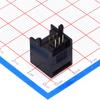 Conector Ethernet RJ45 fêmea Suporte de Cabeça de Cristal Suporte de telefone secundário -623K/6P6C Interface de rede RJ45