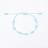 Pulsera de la Suerte de 7 Nudos de Moda Popular Transfronteriza Personalidad Simple Tejida a Mano Ajustable Conjunto de Cuerda de Mano para Pareja Amistad