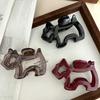 Moda Estilo Coreano Cachorro Marrón Pinza para el Cabello Venta al por Mayor Venta Caliente para Mujer Pinza para el Cabello Fabricante de Accesorios para el Cabello Venta al por Mayor