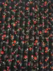 Tecido estampado tricolor para primavera e verão, camisa floral texturizada, camisola, vestido cheongsam, roupas femininas, acessórios, tecido de lenço de seda